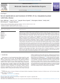 Cover page: Severe manifestations and treatment of COVID-19 in a transplanted patient with Fabry disease