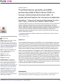 Cover page: Proinflammatory cytokines and ARDS pulmonary edema fluid induce CD40 on human mesenchymal stromal cells—A potential mechanism for immune modulation