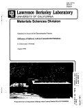 Cover page: Diffusion of Sulfuric Acid in Concentrated Solutions