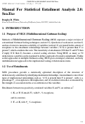 Cover page: Manual for Statistical Entailment Analysis 2.0: Sea.exe