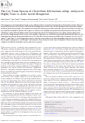 Cover page: The Cry Toxin Operon of Clostridium bifermentans subsp. malaysia Is Highly Toxic to Aedes Larval Mosquitoes