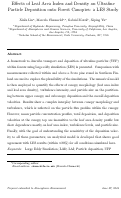 Cover page: Effects of leaf area index and density on ultrafine particle deposition onto forest canopies: A LES study