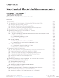 Cover page: Neoclassical Models in Macroeconomics