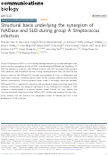 Cover page: Structural basis underlying the synergism of NADase and SLO during group A Streptococcus infection