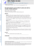 Cover page: Dim Light Melatonin Onset and Affect in Adolescents With an Evening Circadian Preference