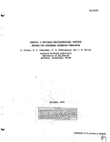 Cover page: SHAFT78, A TWO-PHASE MULTIDIMENSIONAL COMPUTER PROGRAM FOR GEOTHERMAL RESERVIOR SIMULATION