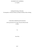 Cover page: Seeking the Meaning of Virtuosity: The Integration of Technical Mastery and Musical Artistry in Piano Training