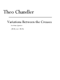 Cover page: Variations Between the Creases