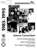 Cover page: Tenth Anniversary Science Consortium