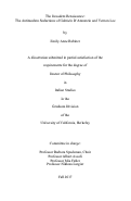 Cover page: The Decadent Renaissance: The Antimodern Seductions of Gabriele D'Annunzio and Vernon Lee