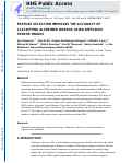 Cover page: Feature Selection Improves the Accuracy of Classifying Alzheimer Disease Using Diffusion Tensor Images
