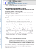 Cover page: The protective role of pregnane X receptor in lipopolysaccharide/D-galactosamine-induced acute liver injury