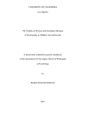 Cover page: The Validity of Primary and Secondary Subtypes of Psychopathy in Children and Adolescents