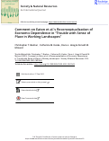 Cover page: Comment on Eaton et al.’s Reconceptualization of Economic Dependence in “Trouble with Sense of Place in Working Landscapes”