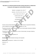 Cover page: Effects of a Laboratory Health Information Exchange Intervention on Antiretroviral Therapy Use, Viral Suppression, and Racial/Ethnic Disparities