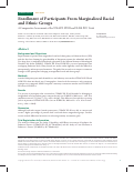 Cover page: Enrollment of Participants From Marginalized Racial and Ethnic Groups