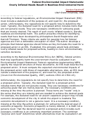 Cover page: Federal Environmental Impact Statements: Overly Inflated Needs Result in Needless Environmental Harm
