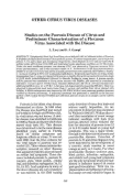 Cover page: Studies on the Psorosis Disease of Citrus and Preliminary Characterization of a Flexuous Virus Associated with the Disease