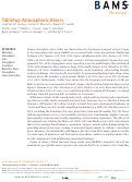 Cover page of Tabletop Atmospheric Rivers