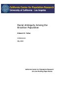 Cover page: Racial Ambiguity among the Brazilian Population