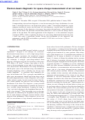 Cover page: Electron-beam diagnostic for space-charge measurement of an ion beam