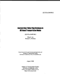 Cover page: Incorporating Yellow-Page Databases in GIS-Based Transportation Models