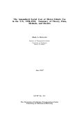 Cover page: The Annualized Social Cost of Motor-Vehicle Use in the U.S., 1990-1991: Summary of Theory, Data, Methods, and Results