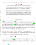 Cover page: Improved renormalization group computation of likelihood functions for cosmological data sets