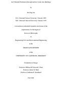 Cover page: Air pollutant penetration through airflow leaks into buildings