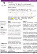 Cover page: Pivotal trial of the Neuroform Atlas stent for treatment of posterior circulation aneurysms: one-year outcomes