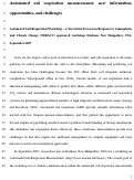 Cover page: Automated soil respiration measurements: new information, opportunities and challenges