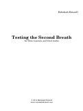 Cover page: Testing the Second Breath