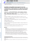 Cover page: Quantitative and Qualitative Improvement of Low-Count [68Ga]Citrate and [90Y]Microspheres PET Image Reconstructions Using Block Sequential Regularized Expectation Maximization Algorithm