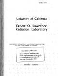 Cover page: THE EFFECT OF IMPURITY AMD FOREST DISLOCATIONS ON THE FLOW STRESS OF COPPER