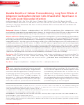 Cover page: Durable Benefits of Cellular Postconditioning: Long‐Term Effects of Allogeneic Cardiosphere‐Derived Cells Infused After Reperfusion in Pigs with Acute Myocardial Infarction