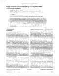 Cover page: Radial transport of fluctuation energy in a two-field model of drift-wave turbulence