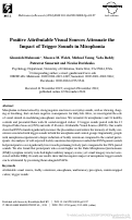 Cover page: Positive Attributable Visual Sources Attenuate the Impact of Trigger Sounds in Misophonia