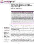 Cover page: Reliability of the Core Items in the General Social Survey: Estimates from the Three-Wave Panels, 2006–2014