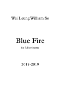 Cover page: Blue Fire