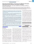 Cover page: Estimating the Health Effects of Greenhouse Gas Mitigation Strategies: Addressing Parametric, Model, and Valuation Challenges