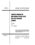 Cover page: Computer Program for Non-Prismatic Folded Plates with Plate and Beam Elements