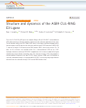Cover page: Structure and dynamics of the ASB9 CUL-RING E3 Ligase