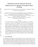 Cover page of Machine-Learned Leftmost Hessian Eigenvectors for Robust Transition State Finding