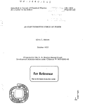 Cover page: AN ELECTROMOTIVE FORCE OF FUSION