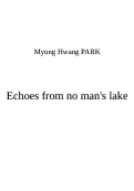 Cover page: Echoes from no man's lake