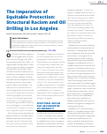Cover page: The Imperative of Equitable Protection: Structural Racism and Oil Drilling in Los Angeles.