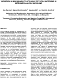 Cover page: Variation in Machinability of Single Crystal Materials in Micromechanical Machining