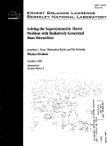 Cover page: Solving the supersymmetric flavor problem with radiatively generated mass hierachies