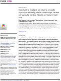 Cover page: Exposure to multiple ion beams, broadly representative of galactic cosmic rays, causes perivascular cardiac fibrosis in mature male rats