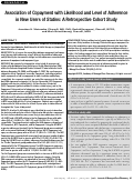 Cover page: Association of copayment with likelihood and level of adherence in new users of statins: a retrospective cohort study.